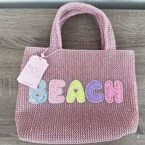 🌸 Pink Kids Beach Bag